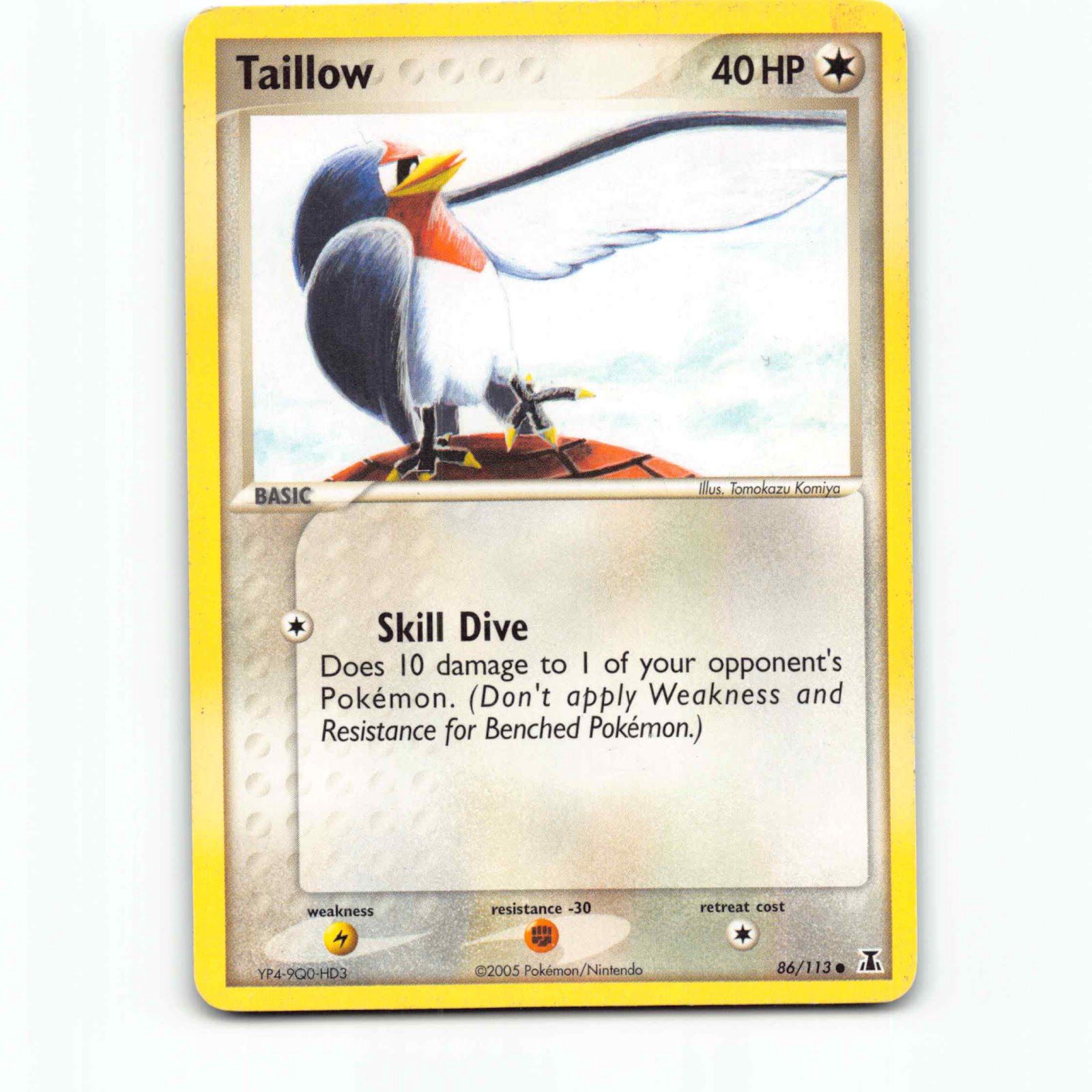 Taillow 86 Pokémon DS EN 86/113 EX Delta Species Pokemon Kort EX-Era