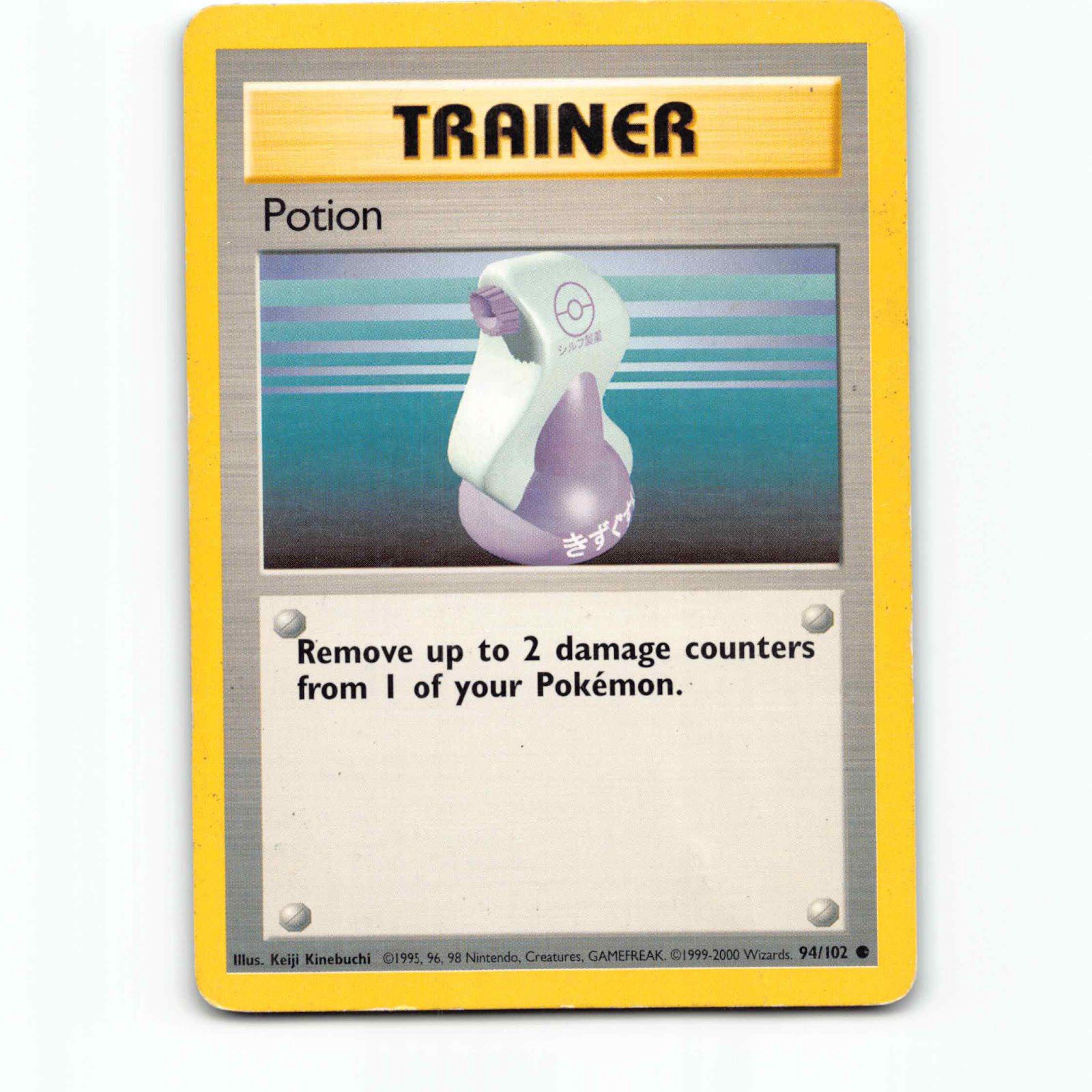 Potion 94 4th Print 1999-2000 Pokémon BS EN 94/102 Base Set Pokemon Kort