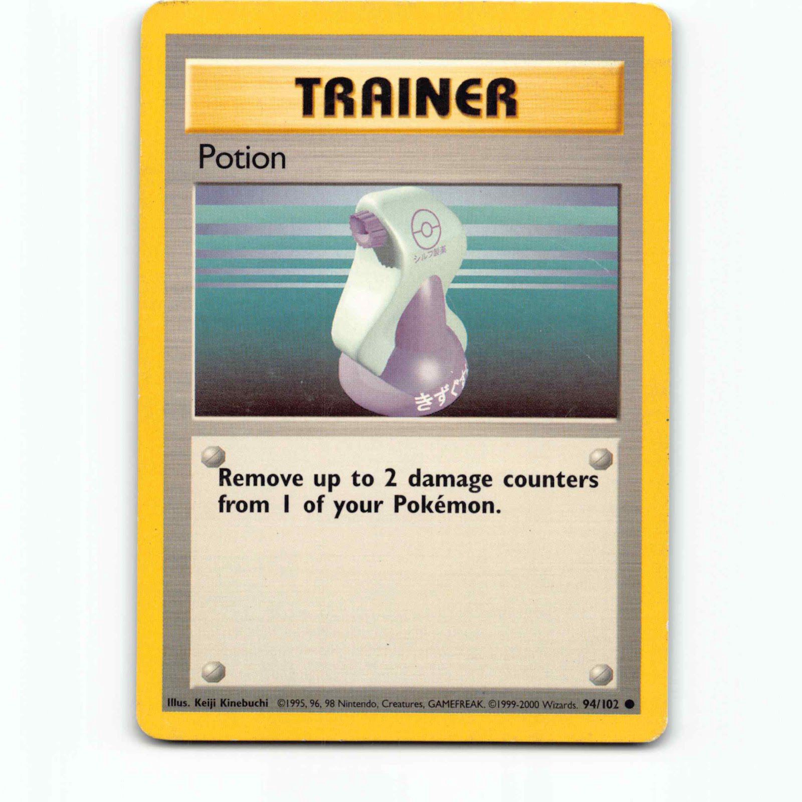 Potion 94 4th Print 1999-2000 Pokémon BS EN 94/102 Base Set Pokemon Kort