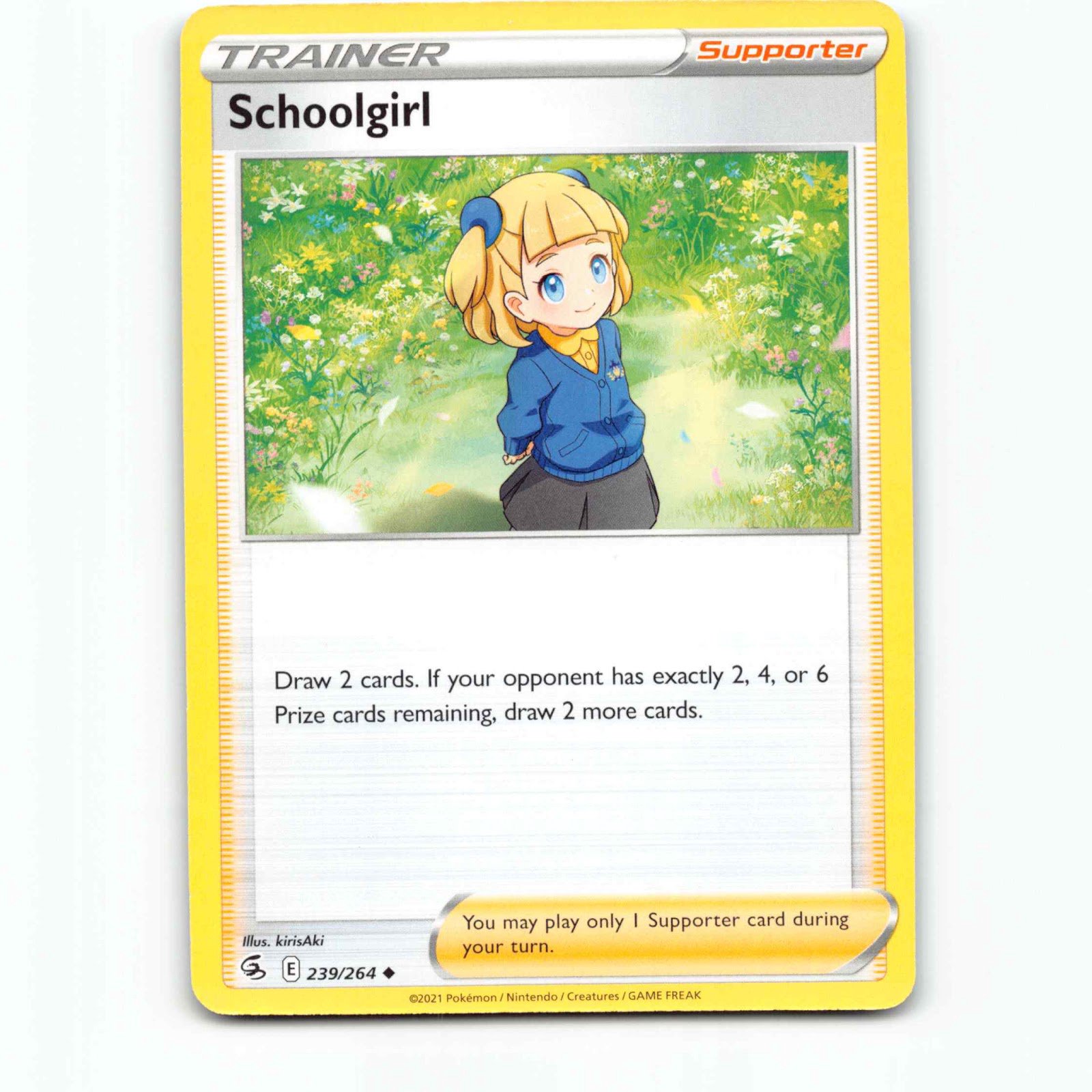 Schoolgirl 239 Pokémon FST EN 239/264 Fusion Strike Pokemon Kort Sword & Shield