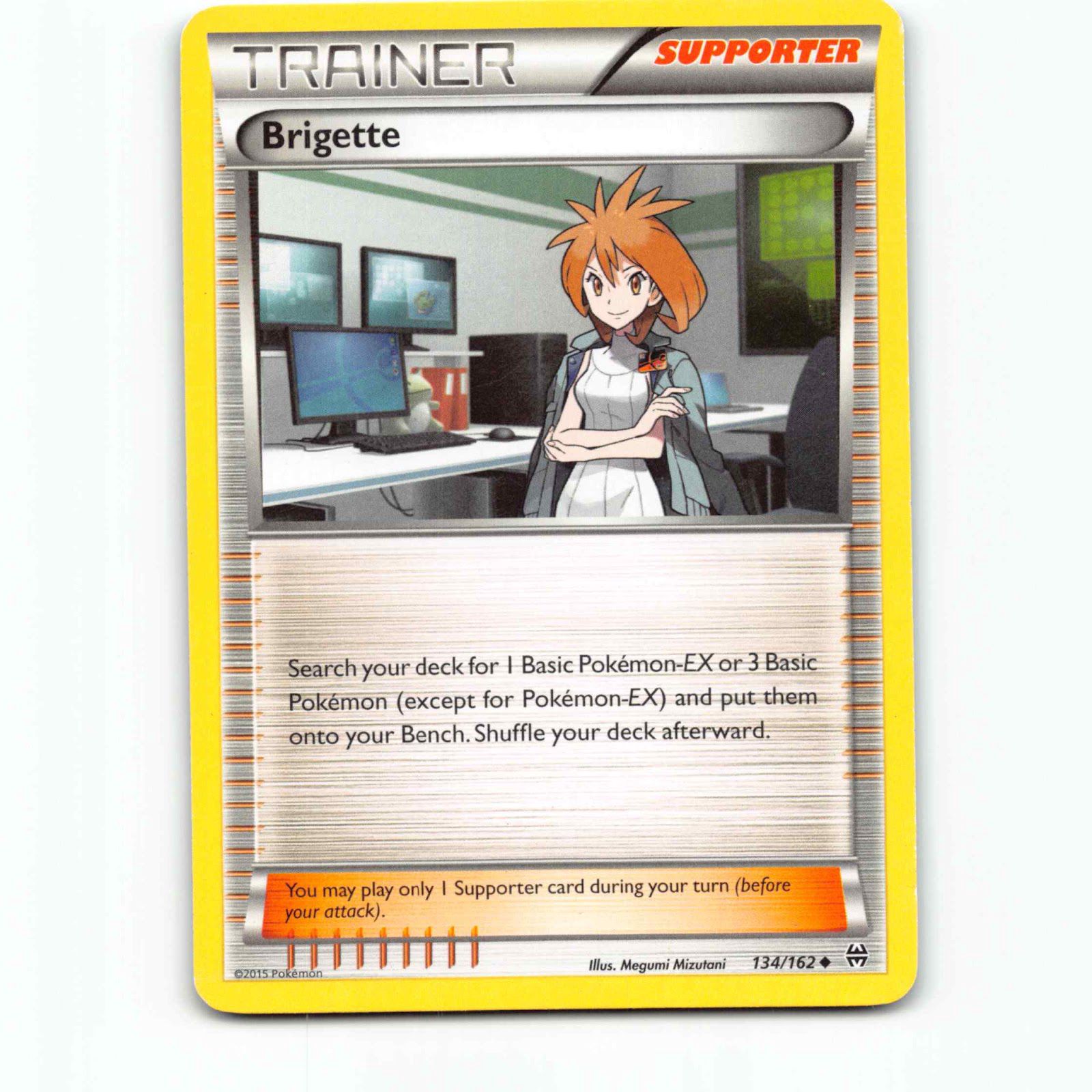 Brigette 134 Pokémon BKT EN 134/162 BREAKthrough Pokemon Kort XY-Era