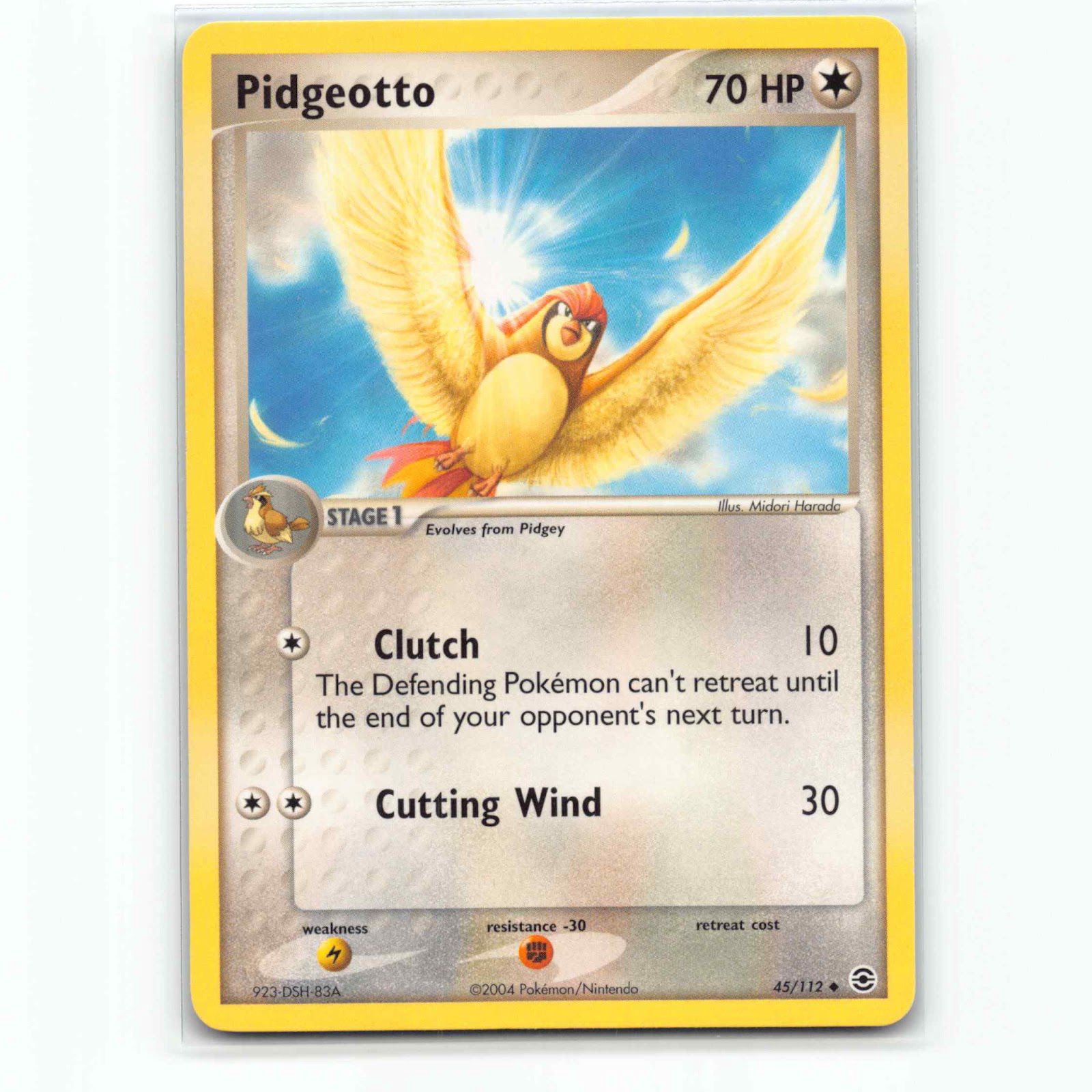 Pidgeotto 45 Pokémon RG EN 45/112 FireRed & LeafGreen Pokemon Kort EX-Era
