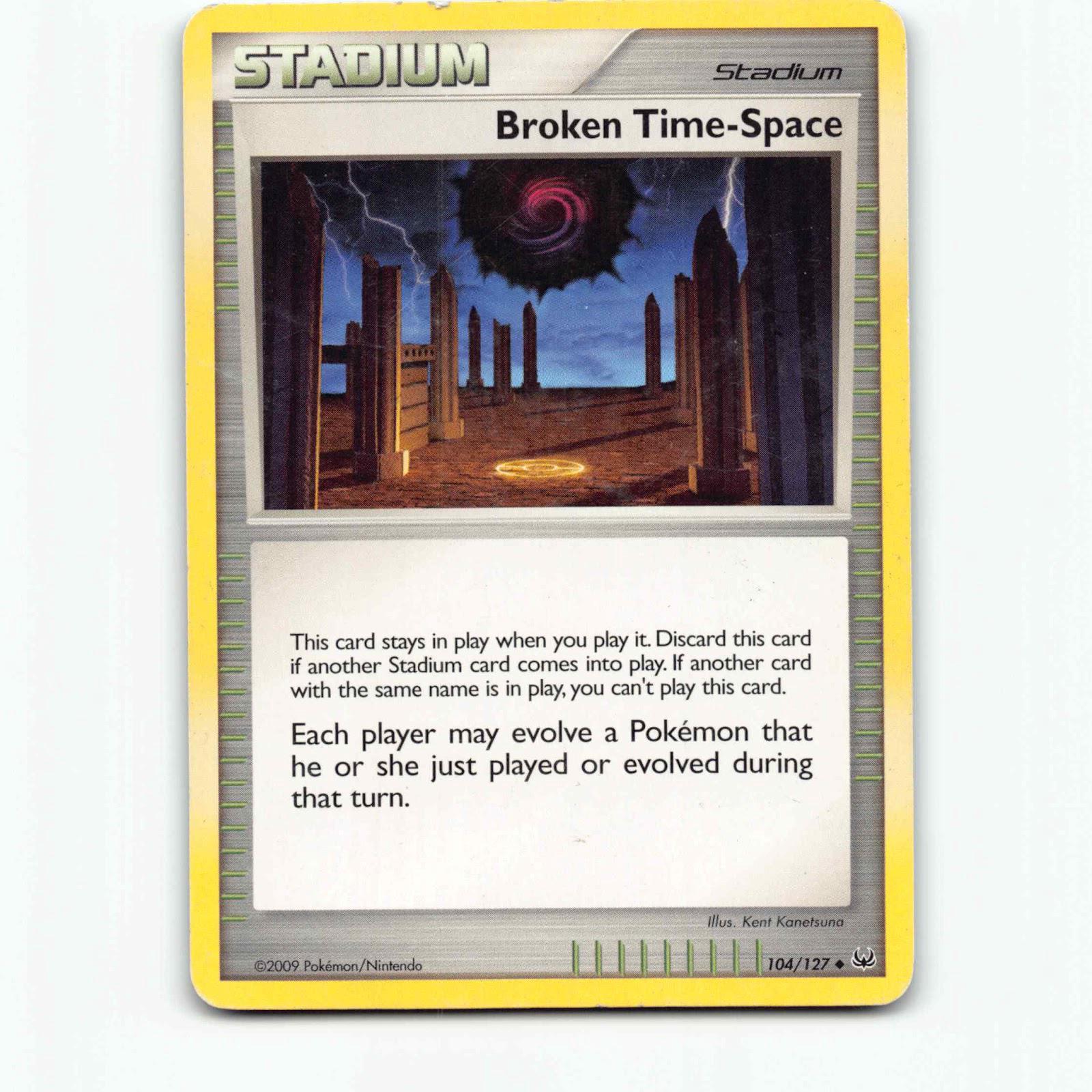 Broken Time-Space 104 Pokémon PL EN 104/127 Platinum Pokemon Kort Platinum