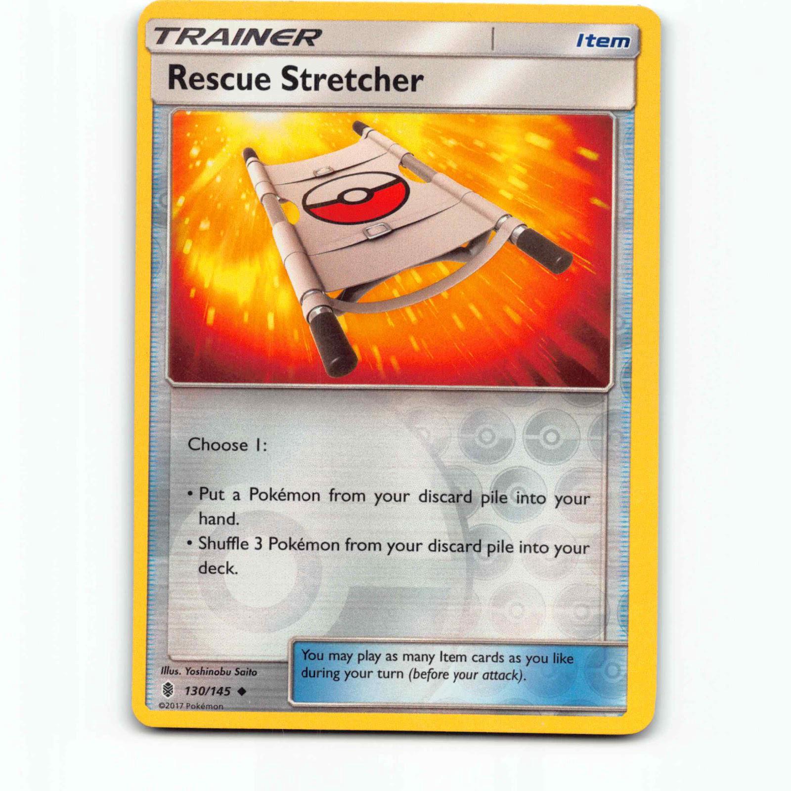 Rescue Stretcher 130 Reverse Holo Pokémon GRI EN 130/145 Guardians Rising