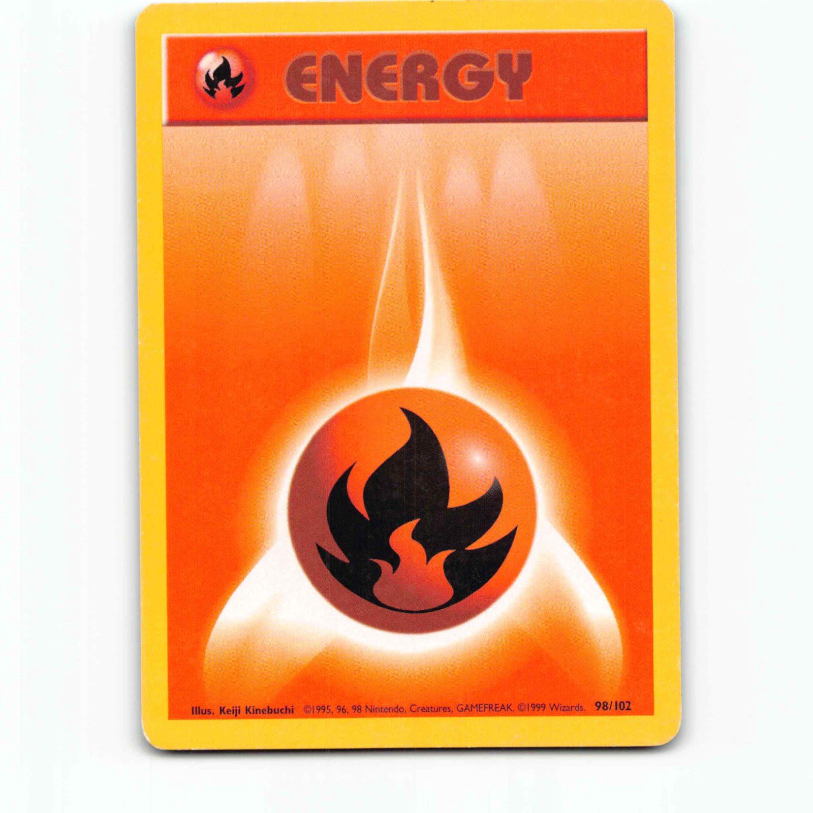 Fire Energy 98 Pokémon BS EN 98/102 Base Set Pokemon Kort Wizards of The Coast