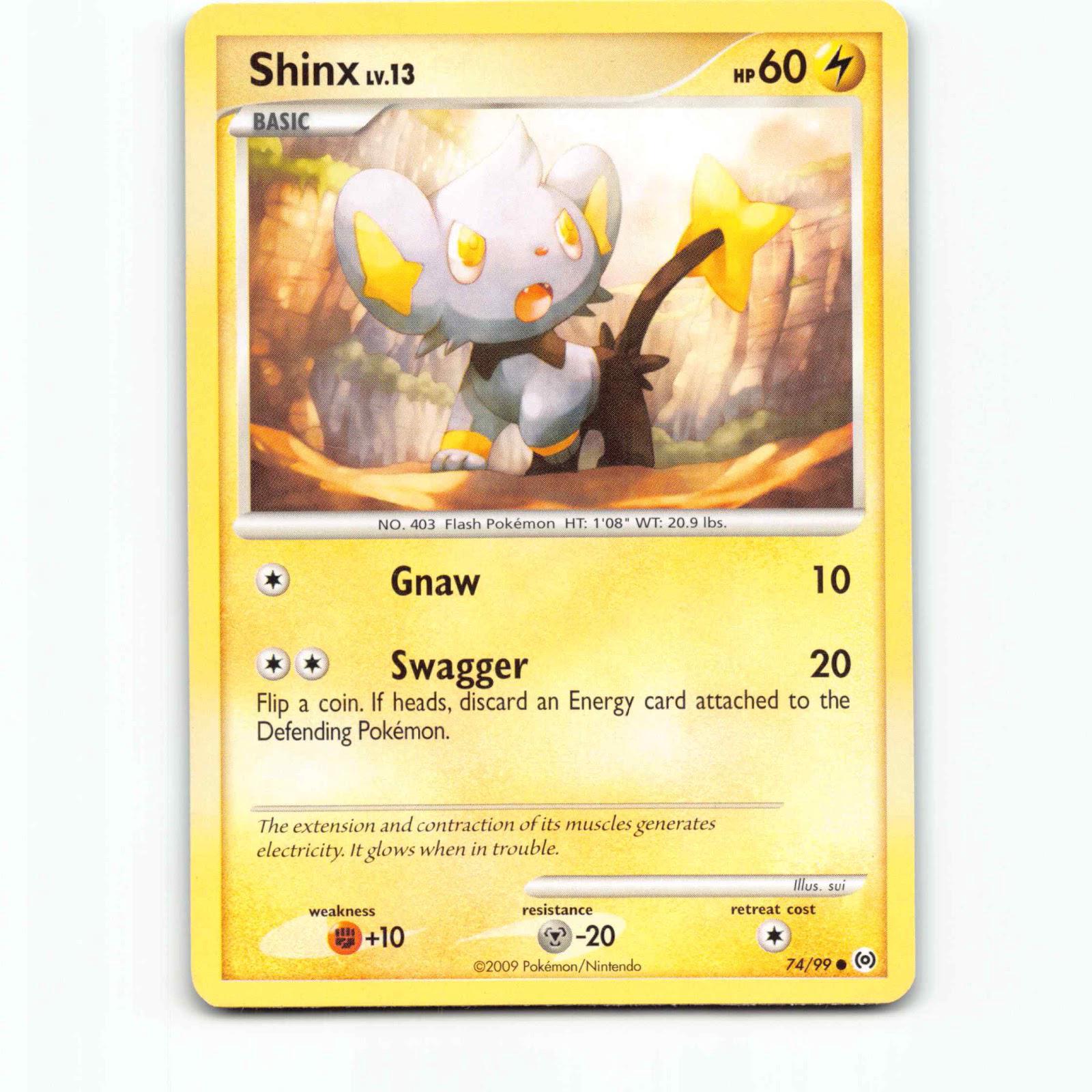 Shinx 74 Pokémon AR EN 74/99 Arceus Pokemon Kort Platinum