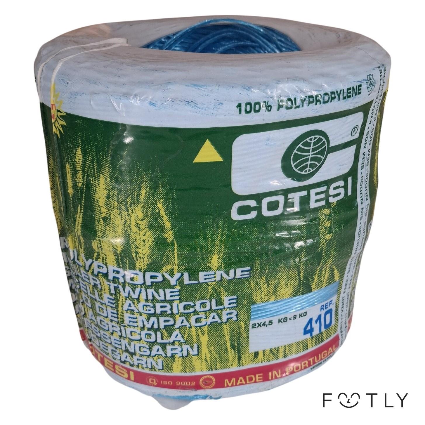 Plast snöre Cotesi 410 Pressgarn Bindegarn Polypropylen Blå Made In Portugal