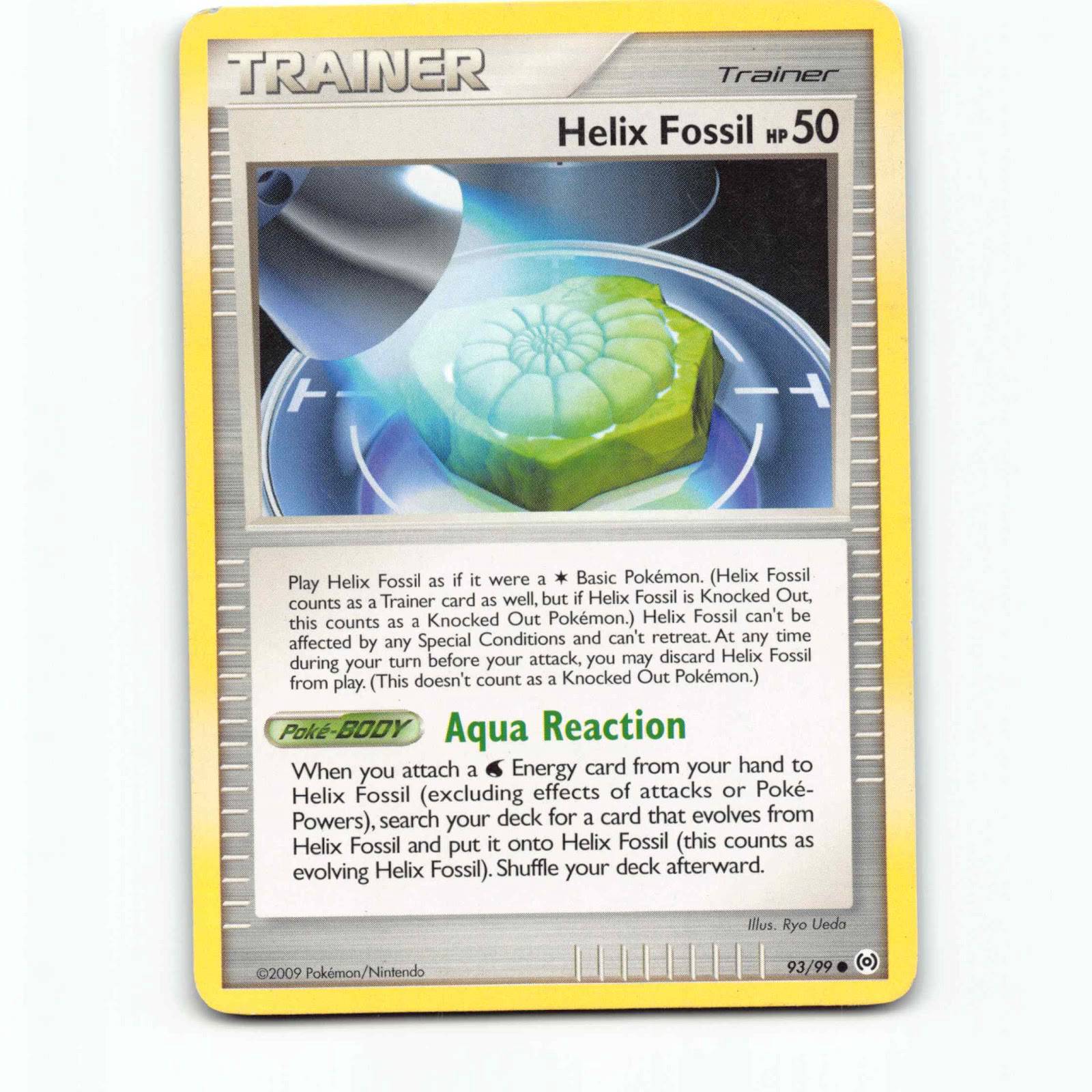 Helix Fossil 93 Pokémon AR EN 93/99 Arceus Pokemon Kort Platinum